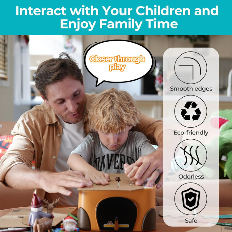 BEAVERBOT Kids Cardboard Cutter STEM Craft Kit, Ages 3+