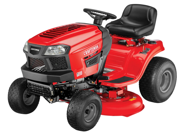 Craftsman T110 42-in Riding Lawn Mower – 17.5 HP Briggs & Stratton Engine – 7-Speed Transmission – Model 13AN77XS093