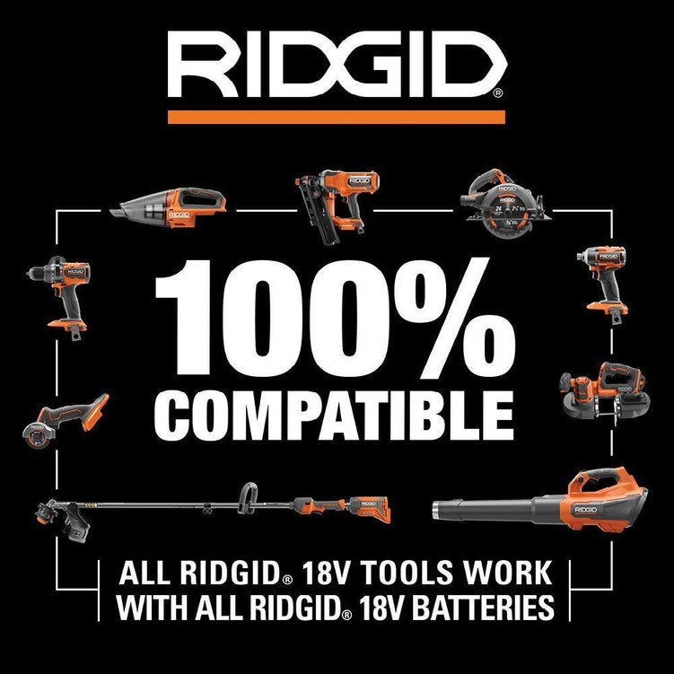 RIDGID 18V Brushless Cordless Nailer Combo Kit with Brad &amp; Finish Nailers, Battery &amp; Charger