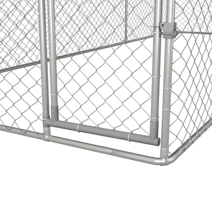 PawHut 19.7' x 7.5' x 7.5' Outdoor Dog Kennel W/ Waterproof Roof