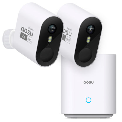 AOSU Security Cameras Wireless Outdoor Home System