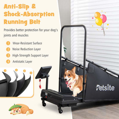 200 Lbs Dog Treadmill Pet Running Machine Indoor Pet Exercise Equipment With Remote Amp 14039039 Lcd Screen