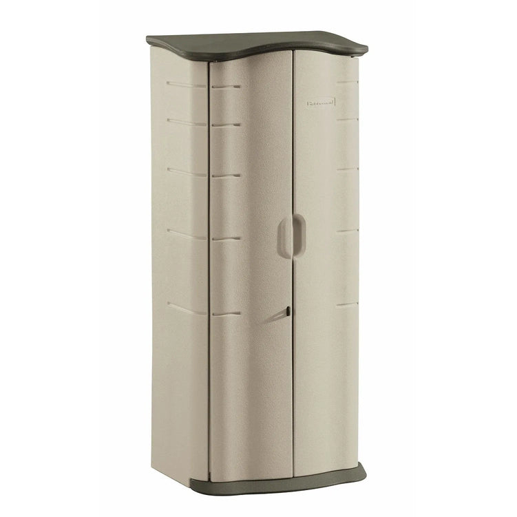 Vertical Resin Weather Resistant Outdoor Storage Shed
