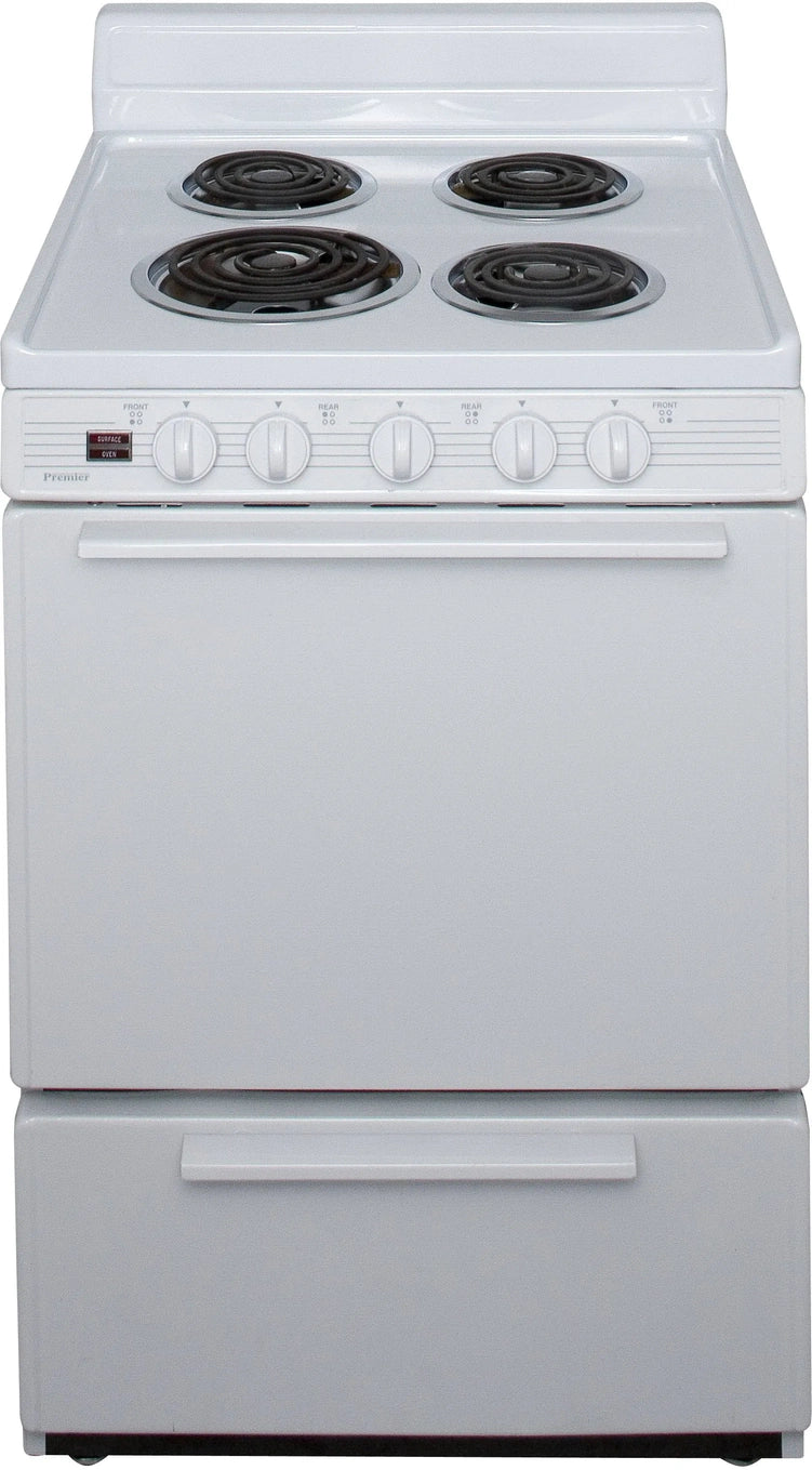 Premier 24 inch Electric Range (White)