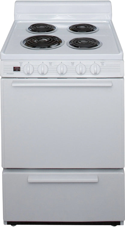 Premier 24 inch Electric Range (White)