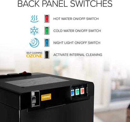 Brio Self Cleaning Bottom Loading Water Cooler Water Dispenser  3 Temperature Settings