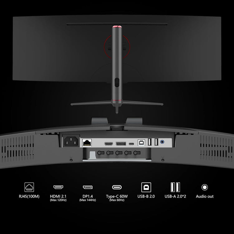INNOCN 49" Curved Gaming Monitor, 144Hz, HDR400, USB-C, 49C1G