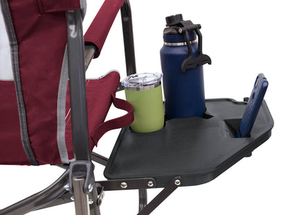 GCI Outdoor Freestyle Rocker XL Folding Rocking Chair with Side Table, Supports 250 lbs, Portable for Camping