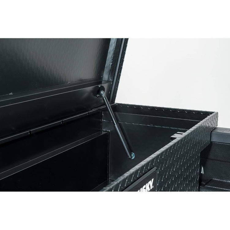 Husky 61.86 Matte Black Aluminum Low Profile Truck Box for Mid-Size Trucks