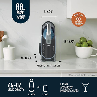 Ninja SLUSHi with RapidChill Technology, 88 oz. Frozen Drink & Slushie Machine, 5 Preset Programs, Margaritas, Frappés, and More