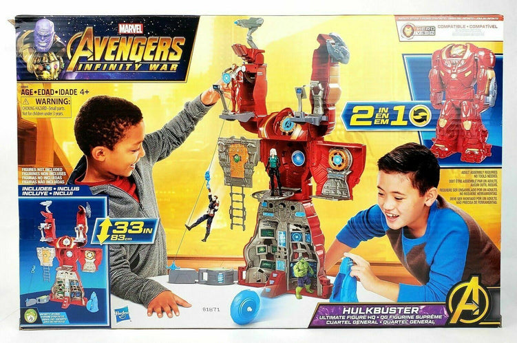 Hasbro Marvel Avengers Infinity War Hulkbuster Ultimate Figure HQ Playset with Target Tower & Roto-Blade Launcher
