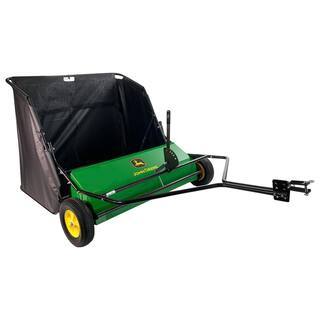 John Deere 42测 Tow-Behind Lawn Sweeper, 24 cu. ft. Capacity, Adjustable Brushes