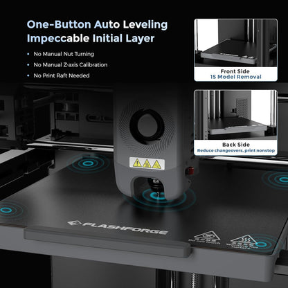Adventurer 5M 3D Printer with Auto Leveling & High Speed
