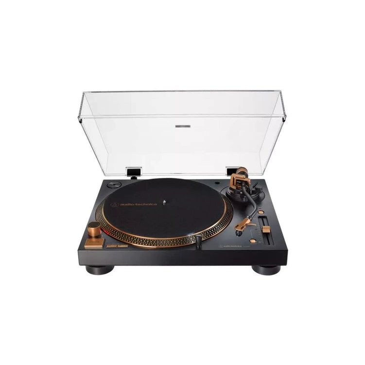 Audio Technica AT-LP120XUSB-BZ Direct Drive USB Turntable, Bronze – 3-Speed Vinyl Player with Built-in Preamp and Digital Conversion