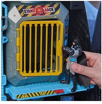 Batman, Bat-Tech Batcave, Giant Transforming Playset with Exclusive 4” Batman Figure and Accessories