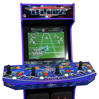 Arcade1Up &ndash; NFL Blitz Arcade with Riser and Lit Marquee &ndash; Multi