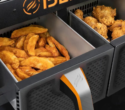 Clearance SaleBlackstone 2-Burner 28" Griddle with Electric Air Fryer and Hood