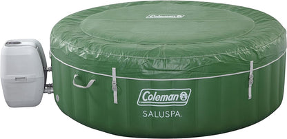 Inflatable Hot Tub Spa | Portable Hot Tub with Heated Water System and 140 Bubble Jets | Fits Up to 4 People