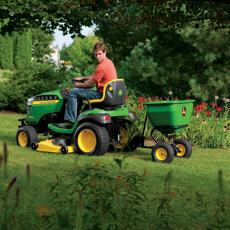 John Deere 175 lb Tow Behind Broadcast Spreader
