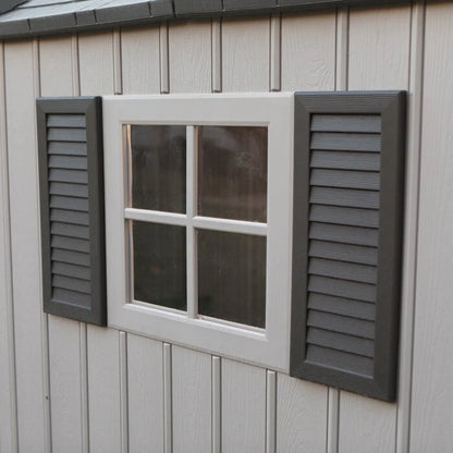 12.5 ft. W 8 ft. D Plastic Storage Shed