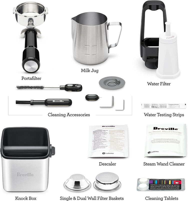 Breville BES990BSSUSC Automatic Espresso Machine