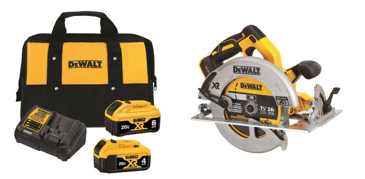 20V MAX 7 1/4± Circular Saw and Lithium Ion Battery Starter Kit