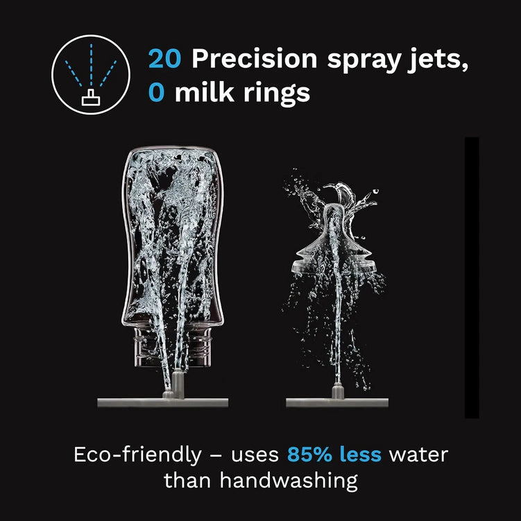 Bottle Washer Pro - Baby Bottle Washer, Sterilizer + Dryer - All in One Machine Cleans Bottles, Pump Parts, & Sippy Cups