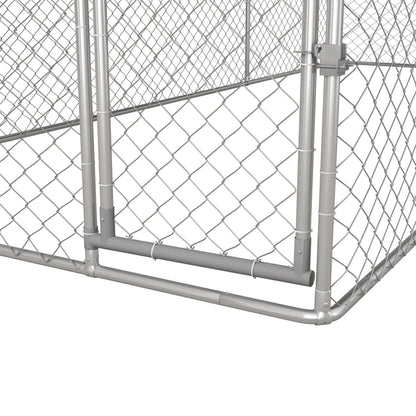 PawHut 19.7' x 7.5' x 7.5' Outdoor Dog Kennel W/ Waterproof Roof